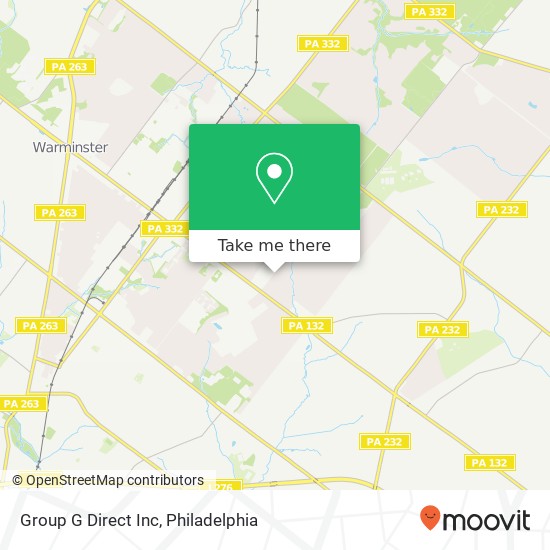 Group G Direct Inc map