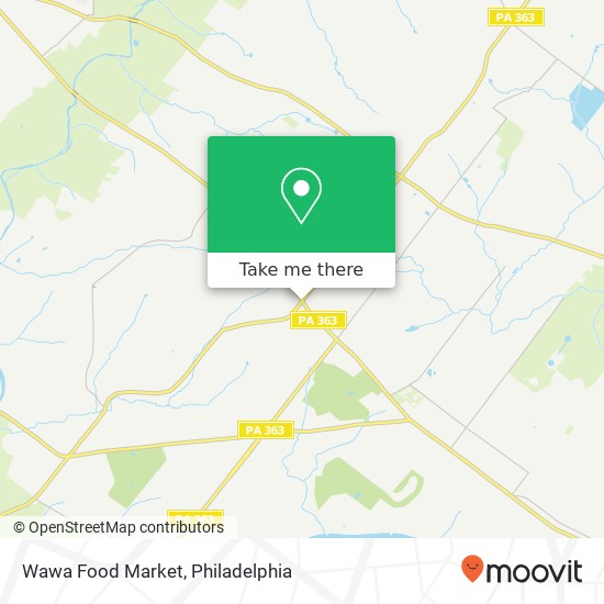 Wawa Food Market map