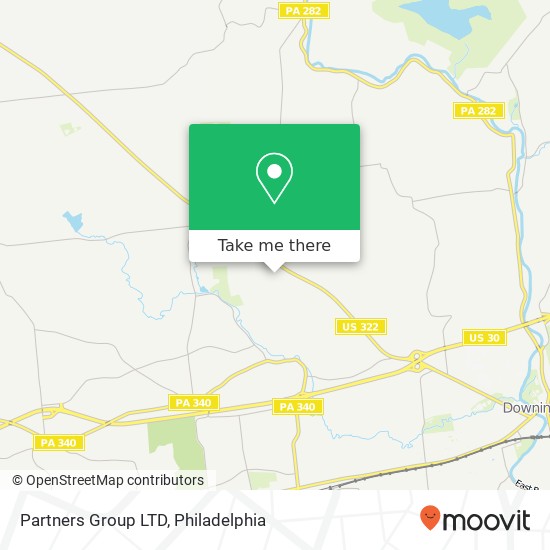 Mapa de Partners Group LTD