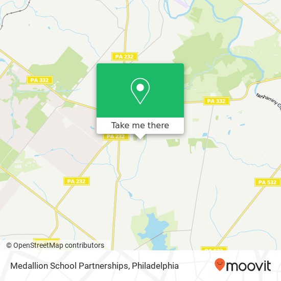 Medallion School Partnerships map