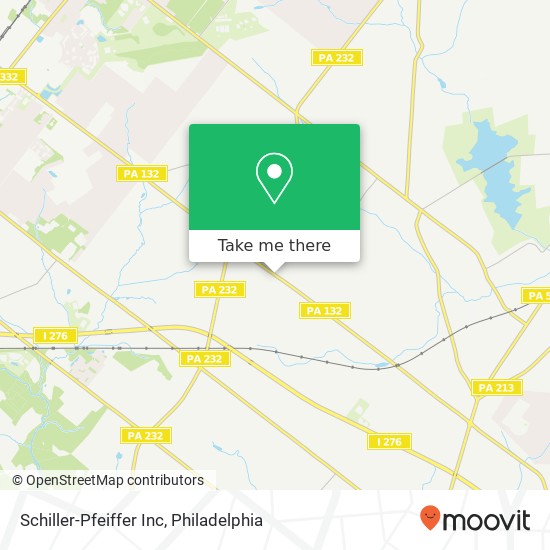 Schiller-Pfeiffer Inc map