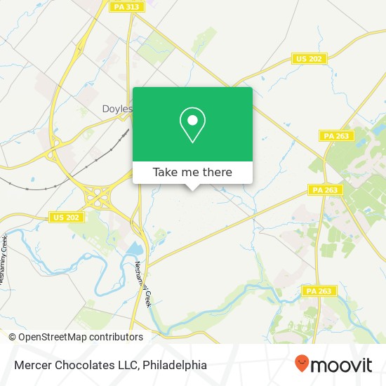 Mercer Chocolates LLC map