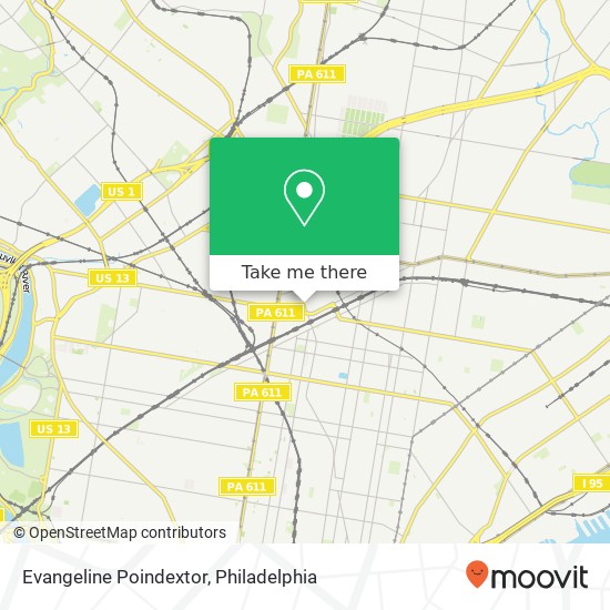 Mapa de Evangeline Poindextor
