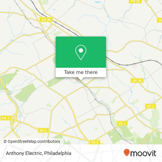 Mapa de Anthony Electric