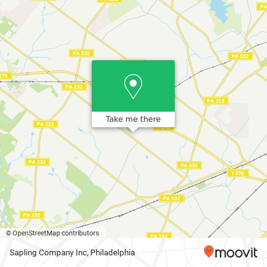 Sapling Company Inc map