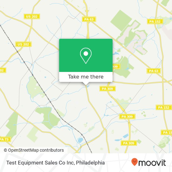 Test Equipment Sales Co Inc map