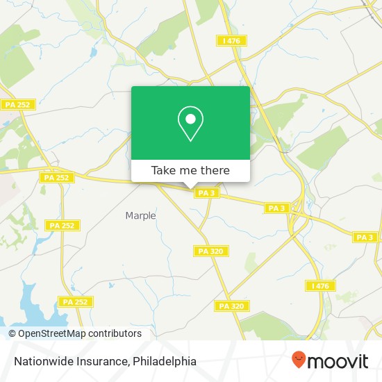 Nationwide Insurance map