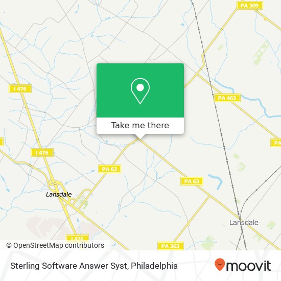 Mapa de Sterling Software Answer Syst