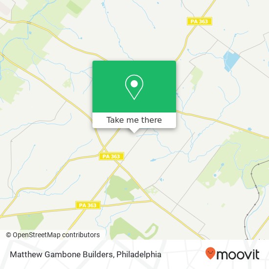 Matthew Gambone Builders map