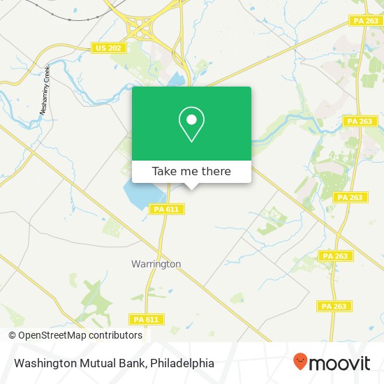 Washington Mutual Bank map