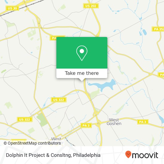 Dolphin It Project & Consltng map