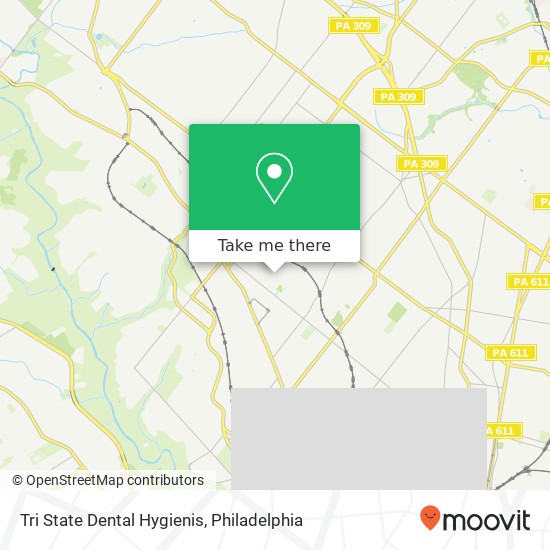 Tri State Dental Hygienis map