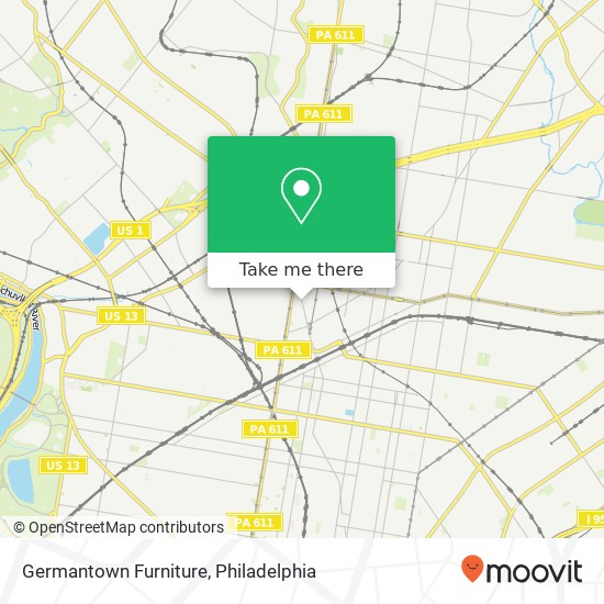 Mapa de Germantown Furniture