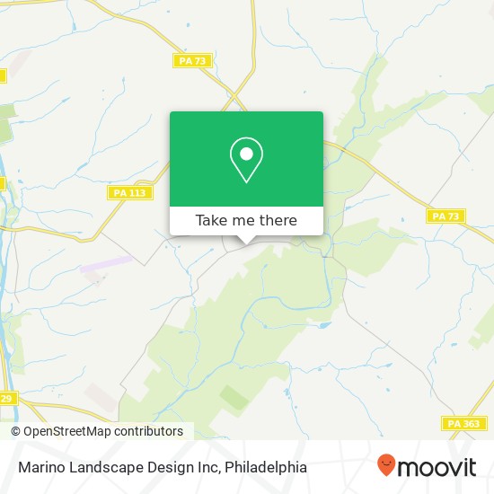 Marino Landscape Design Inc map