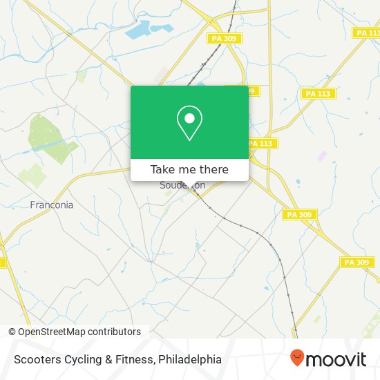 Scooters Cycling & Fitness map