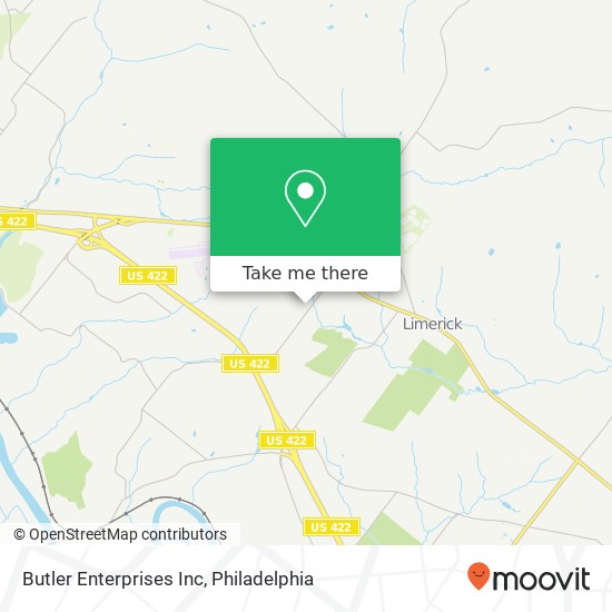 Butler Enterprises Inc map