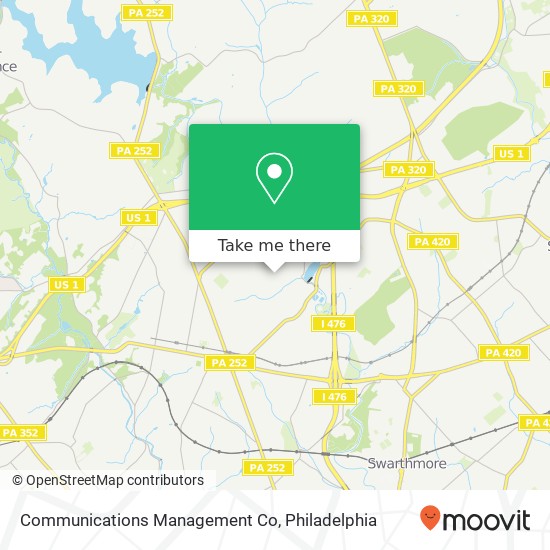 Mapa de Communications Management Co