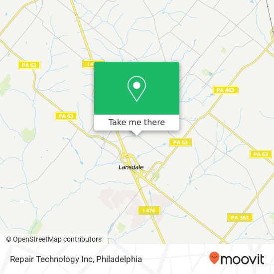 Repair Technology Inc map