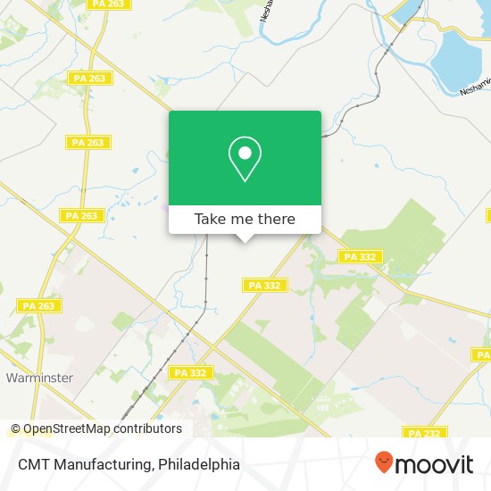 CMT Manufacturing map