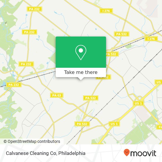 Calvanese Cleaning Co map