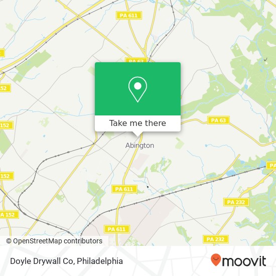 Doyle Drywall Co map