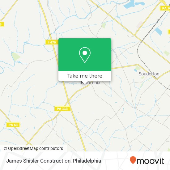 James Shisler Construction map