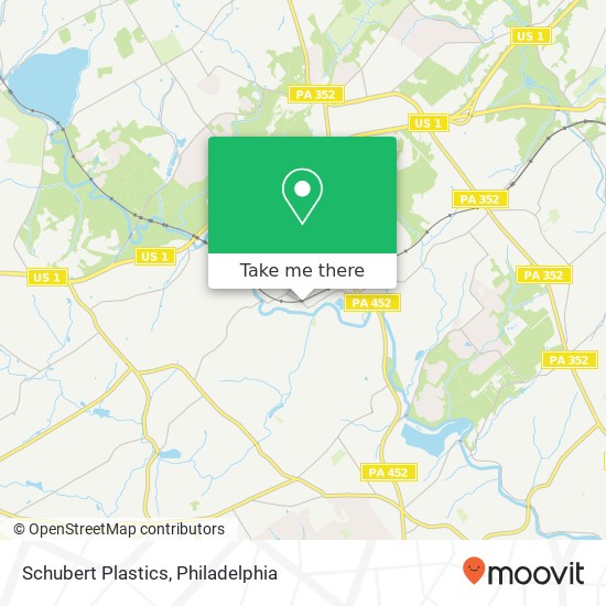 Mapa de Schubert Plastics