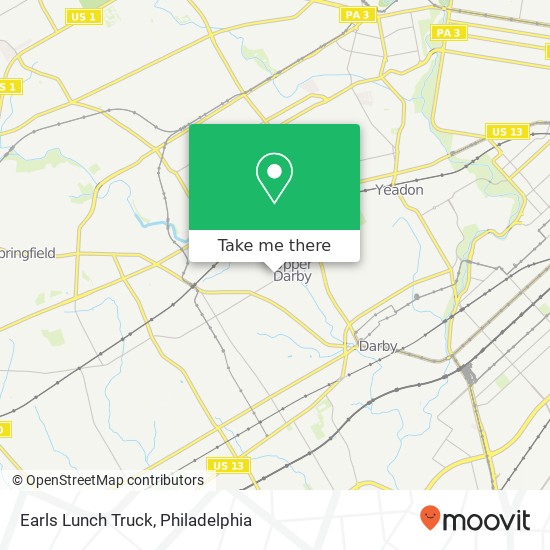 Mapa de Earls Lunch Truck