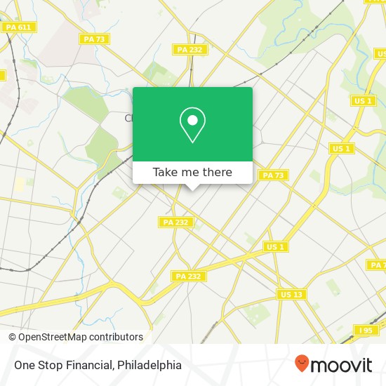 One Stop Financial map