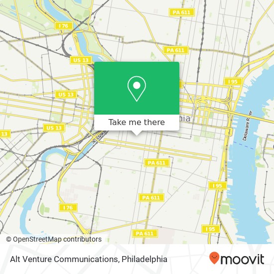 Alt Venture Communications map