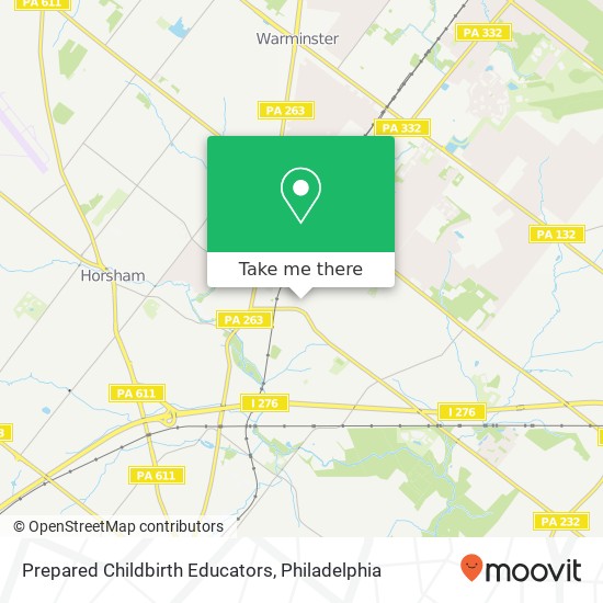 Prepared Childbirth Educators map