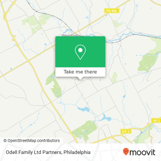 Odell Family Ltd Partners map