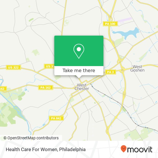 Mapa de Health Care For Women