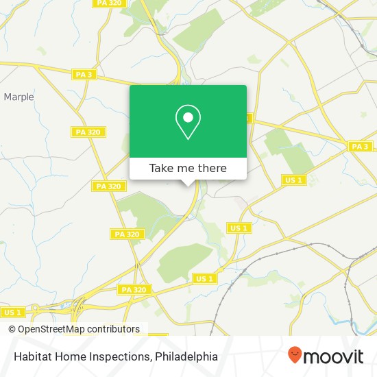 Habitat Home Inspections map