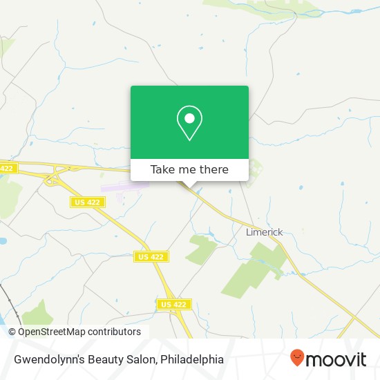 Gwendolynn's Beauty Salon map