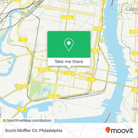 Scotti Muffler Ctr map