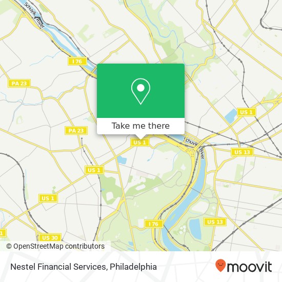 Nestel Financial Services map