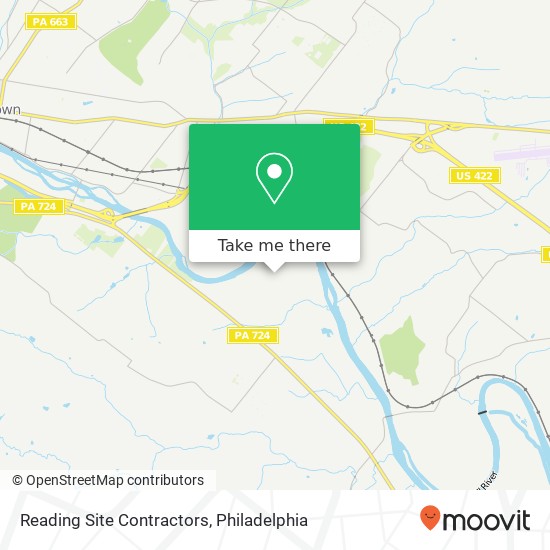 Mapa de Reading Site Contractors