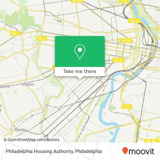 Philadelphia Housing Authority map