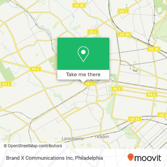 Brand X Communications Inc map