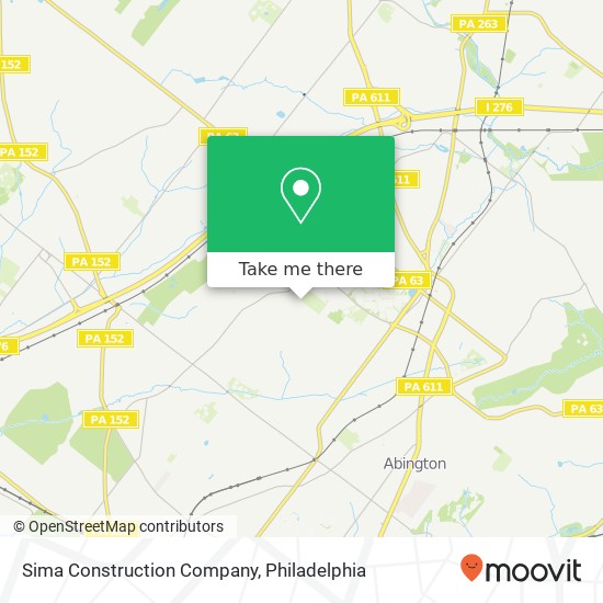 Sima Construction Company map