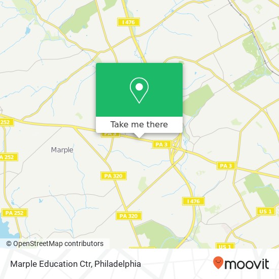 Mapa de Marple Education Ctr