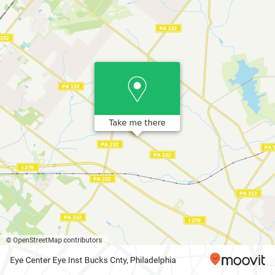 Mapa de Eye Center Eye Inst Bucks Cnty