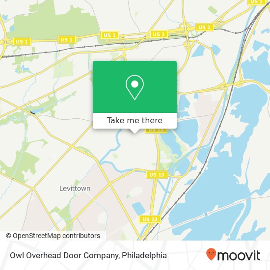 Mapa de Owl Overhead Door Company