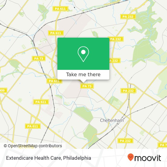 Extendicare Health Care map
