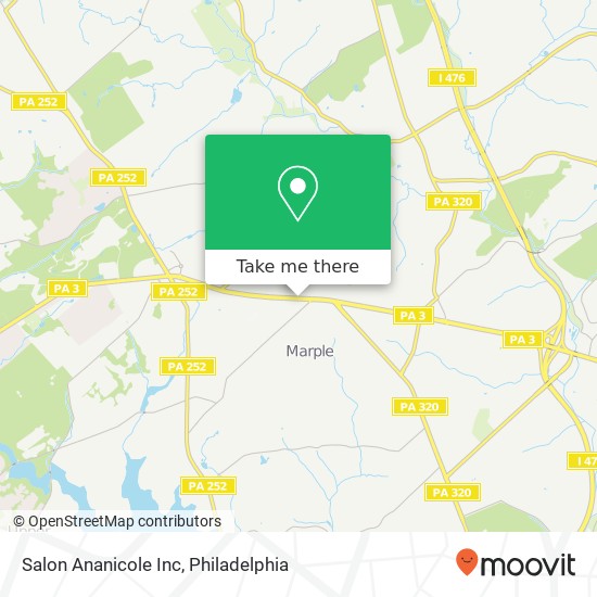 Mapa de Salon Ananicole Inc