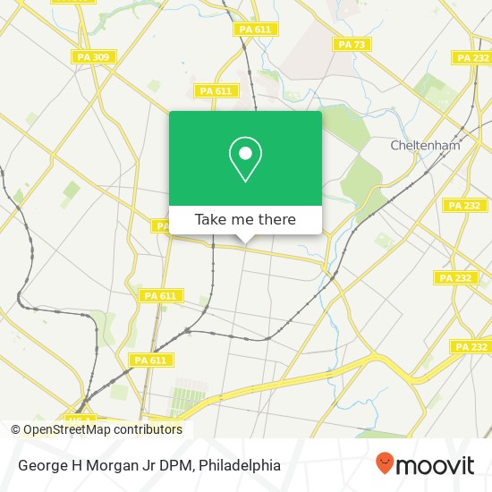 George H Morgan Jr DPM map