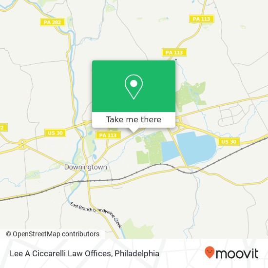 Lee A Ciccarelli Law Offices map