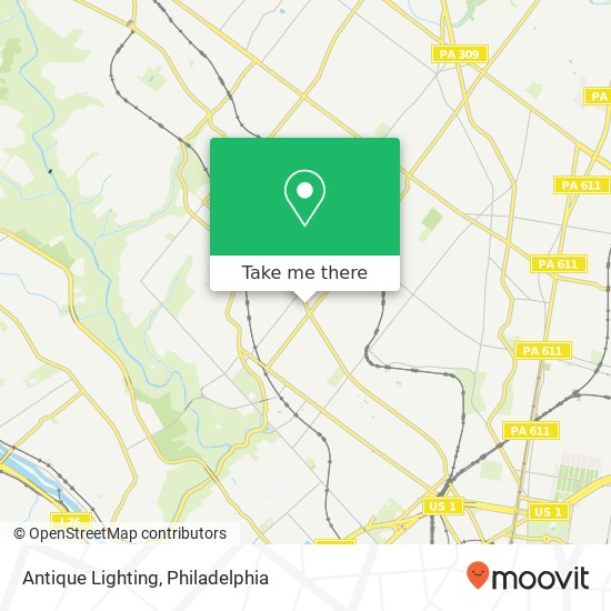 Antique Lighting map