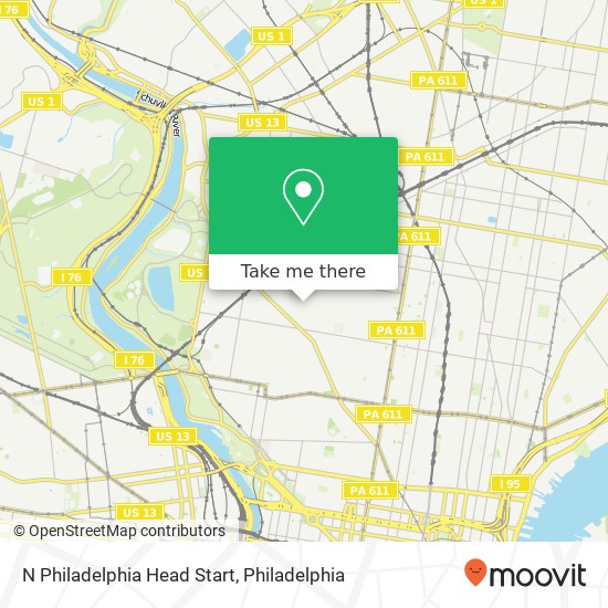 Mapa de N Philadelphia Head Start